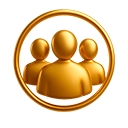 Ícono comunidad de apoyo
